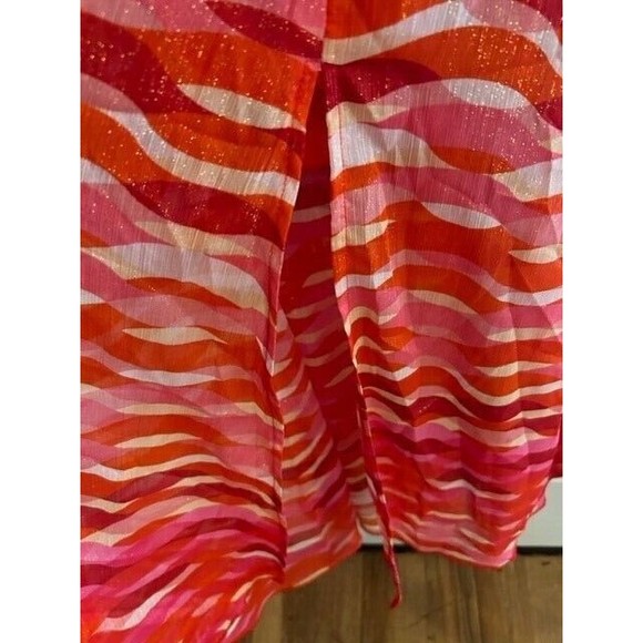 Alexa B Nites Dress  Womens Size 6 Backless Maxi Vneck Sleeveless Fit & Flare - Picture 4 of 7